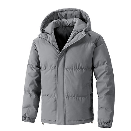 Winter Loose Hooded Cotton-padded Jacket Thickened Coat For Men