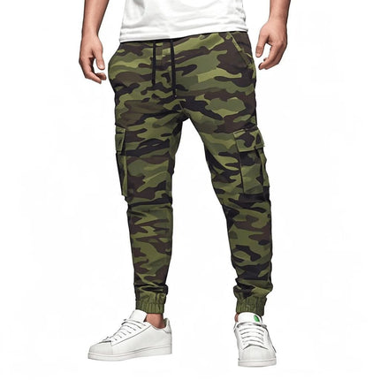 Men's Multi-pocket Drawstring Leisure Japanese Overalls