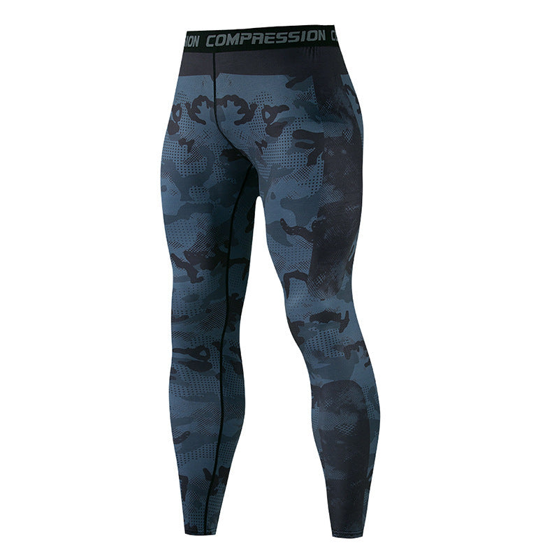 Sports Tight Trousers Men's Fitness Pants Quick-drying