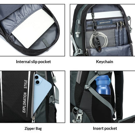 Waterproof Lightweight Large-capacity Backpack For Camping