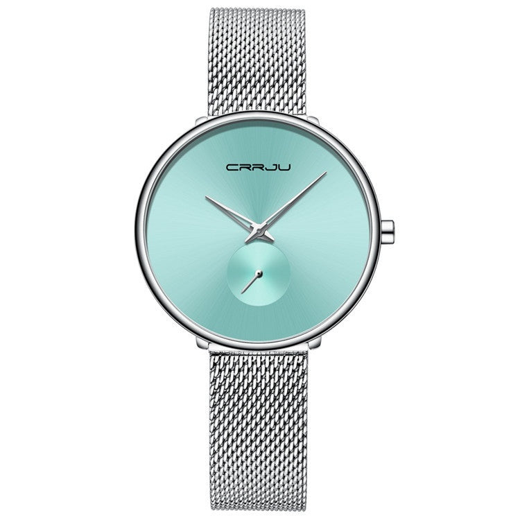 Women's Stainless Steel Strap Mesh Strap Watch Simple
