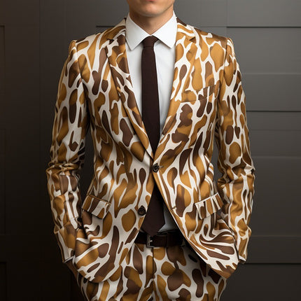 Men's 3D Digital Printing Suit Cos Party