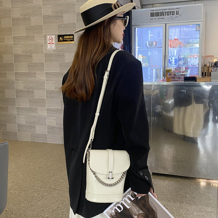 Leather Chain Women's First Layer Leather One-shoulder Crossbody Bag