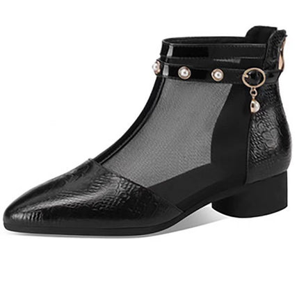 Single Boots Soft Bottom Not Tired Feet Mesh Boots For Women