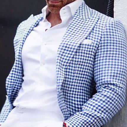 Men's Two-button Large Pocket Suit Jacket