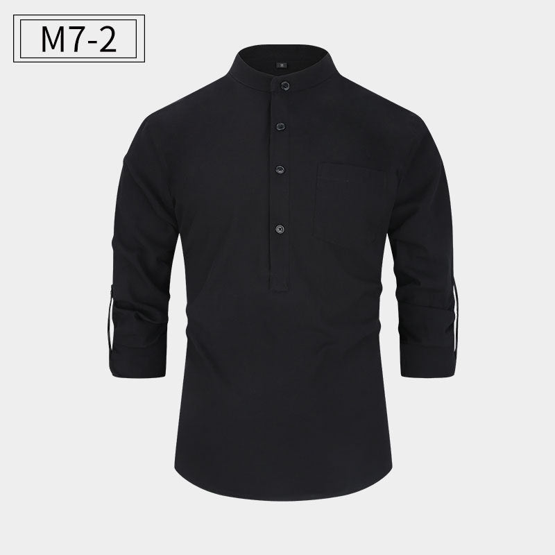 New Men's Cotton Shirt Casual Style