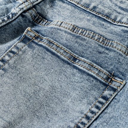 Myosotis High Rise Button Zip Fly Medium Wash Jeans