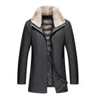 Black And White Fur Collar / 4XL