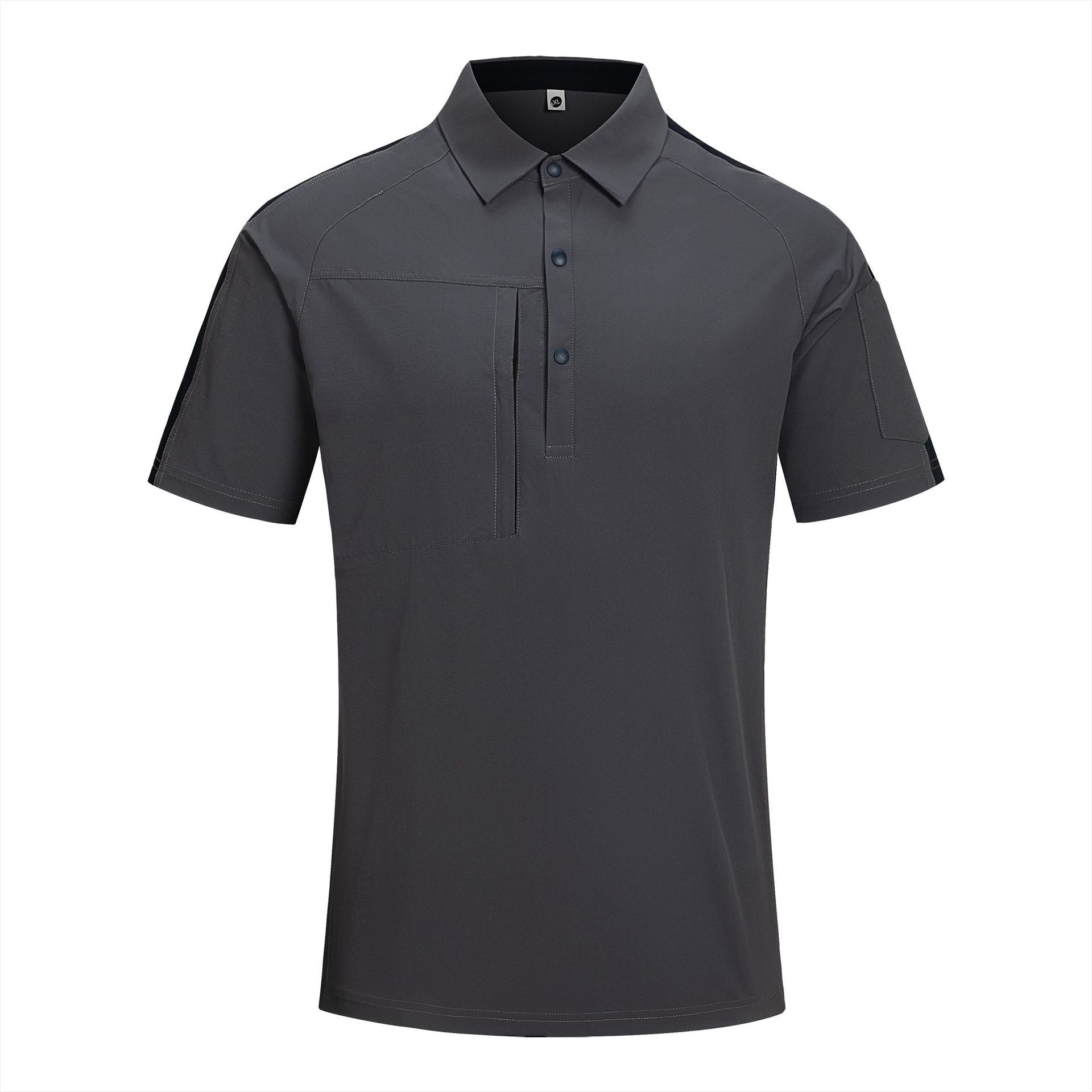 Lapel Short Sleeve Business Work Wear