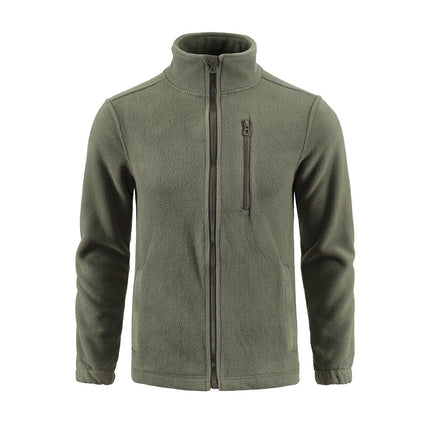 Camouflage Fleece Double-sided Polar Fleece Cardigan
