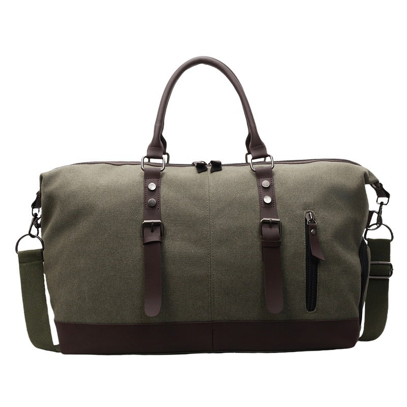 Outdoor Dry Wet Separation Canvas Fitness Travel Bag