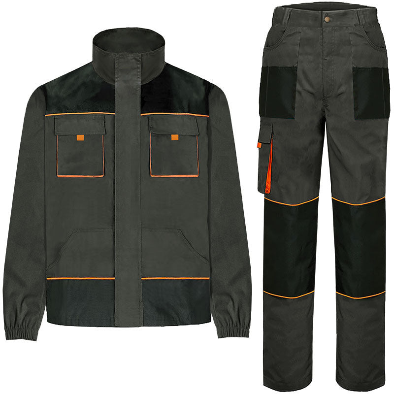 Multi-pocket Overalls Suit Wear-resistant One-piece