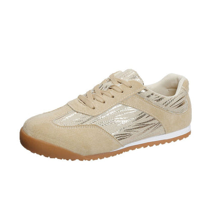 Lightweight Retro White Shoes For Women Leisure Street Shot