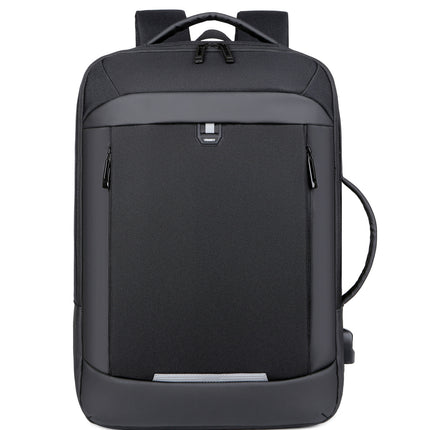 Multi-functional Black Breathable Laptop Backpack