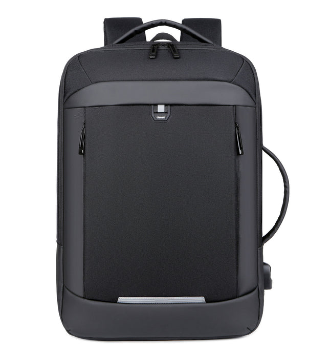 Multi-functional Black Breathable Laptop Backpack