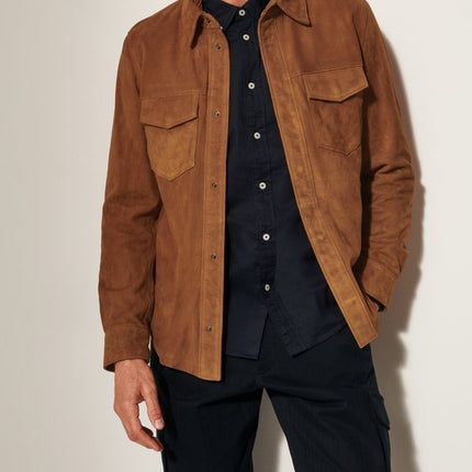 Noah Suede Shirt Jacket Men's Coat