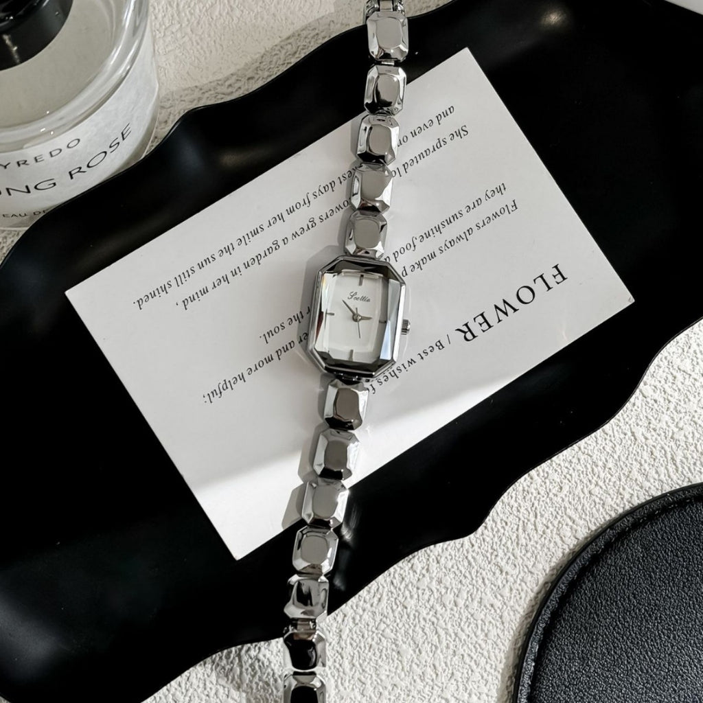 Bracelet Watch Cut Square Women's Small Square Watch
