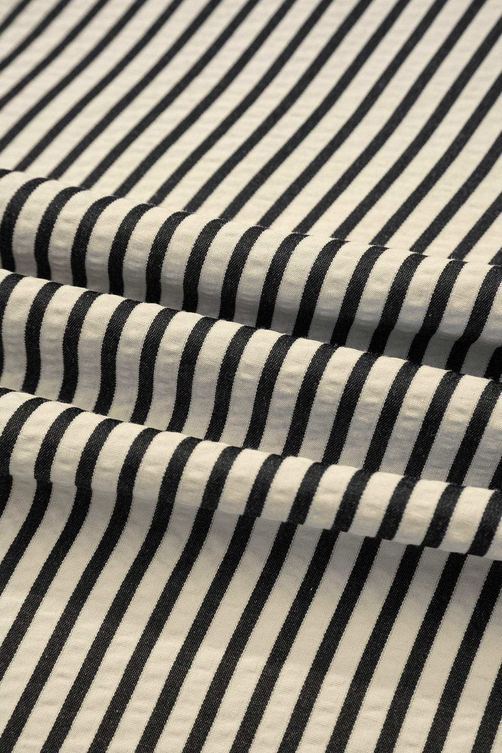 Black Stripe V Neck Zip Front Cinched High Waist Midi Dress