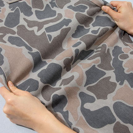 Multicolour Plus Size Camouflage Print High Rise Barrel Jeans