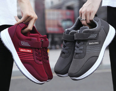 Middle-aged And Elderly Non-slip Soft Bottom Casual Mesh Breathable Shoes For The Old