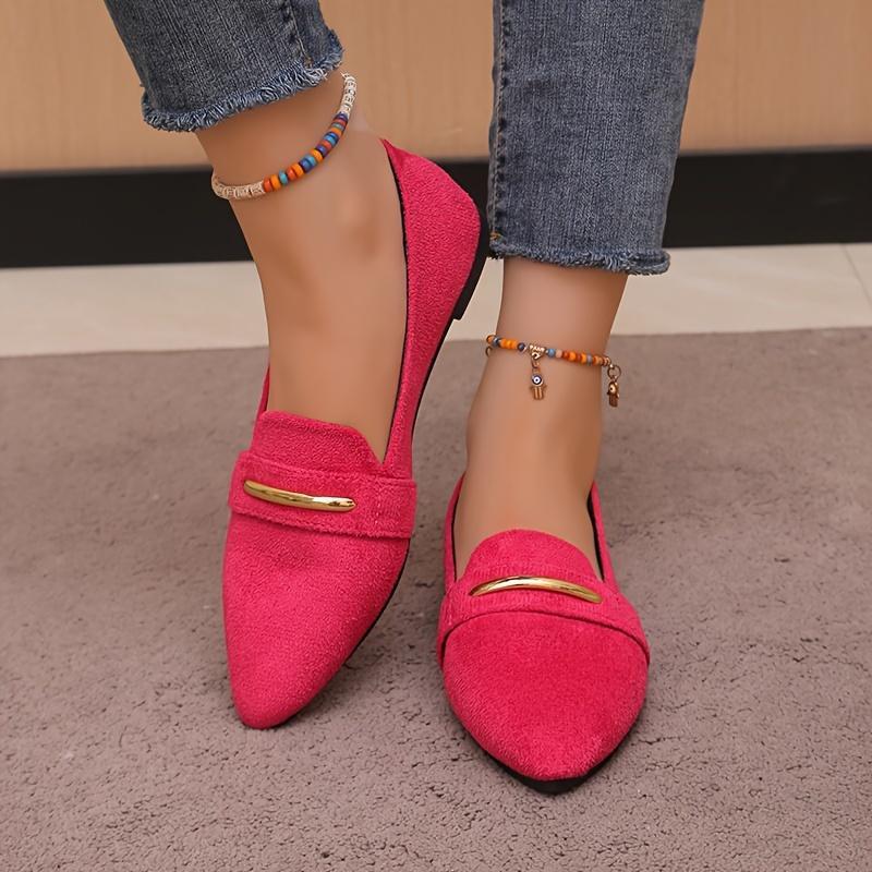 Women's Casual Flat Pointed Toe Pumps