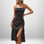 Black Floral Print / 2XL