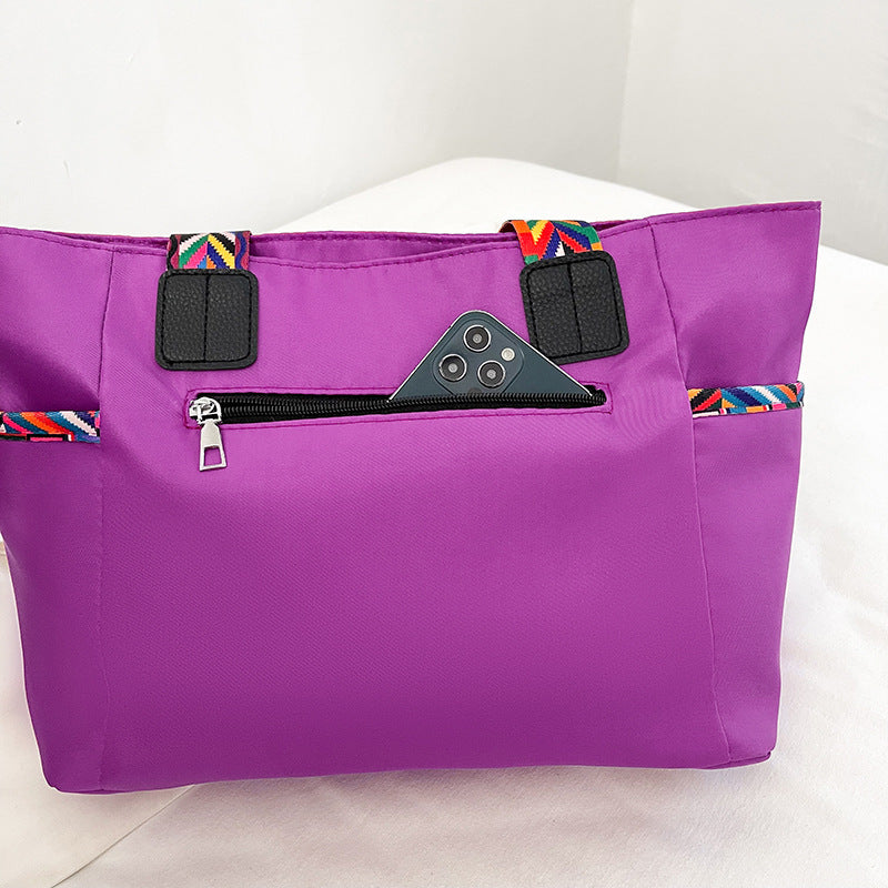 Women's Oxford Cloth Bag Portable And Fashion Shoulder Bag