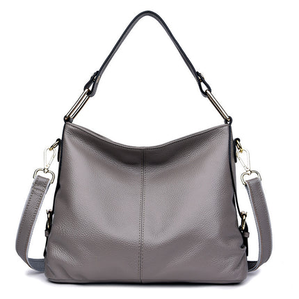 Fashion Genuine Leather Portable Crossbody Bag