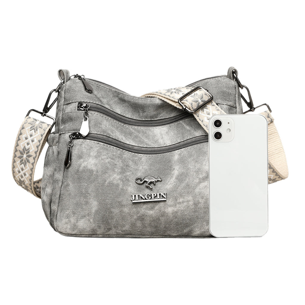 Fashion Shoulder Bag Women's Bag Large Capacity Soft Leather Textured Tote