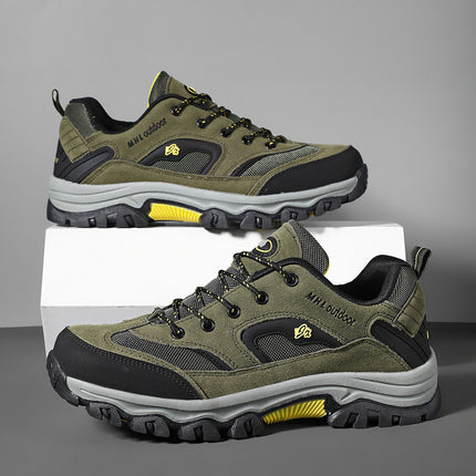 Soft Bottom Large Size Men's Waterproof Non-slip Mountain Climbing Sneakers