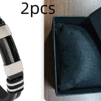 Electroplated Black / With box / 2PCS
