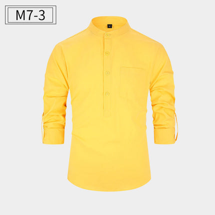 New Men's Cotton Shirt Casual Style
