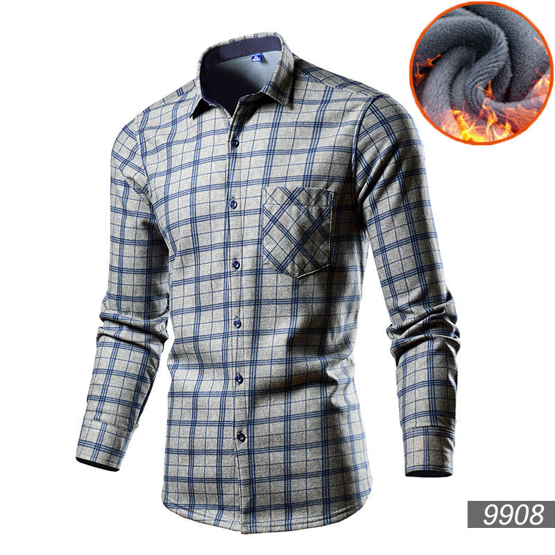 Men's Trendy Fleece-lined Thick Warm Trendy Shirt