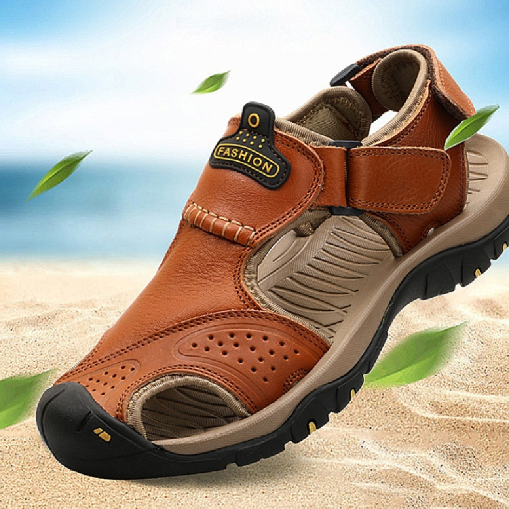 Summer Closed Toe Casual Beach Shoes Men