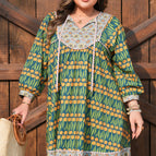 Green / 1X / 100%Cotton