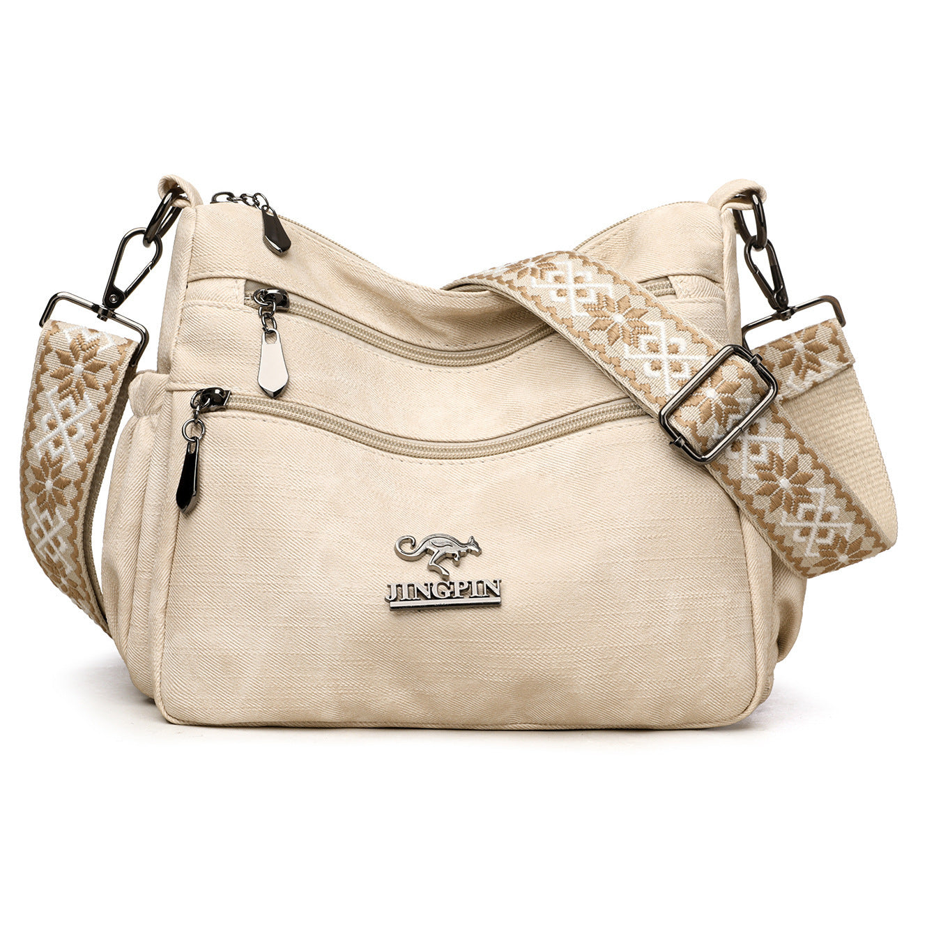 Fashion Shoulder Bag Women's Bag Large Capacity Soft Leather Textured Tote