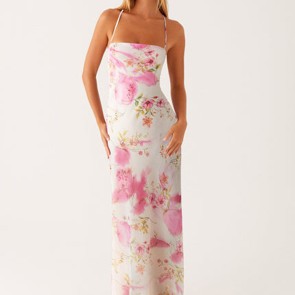 Womens Printed Sleeveless Strap Bodycon Dress