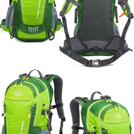 Outdoor Dual-shoulder Sports Bag, Waterproof Oxford Fabric Hiking Bag, Trekking And Travel Backpack