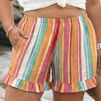 Orange Stripe / 1X / 100%Polyester