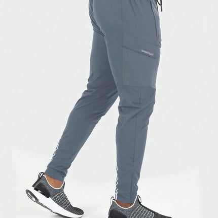 Men's Summer Sports Outdoor Cycling Running Workout Elastic Quick-drying Track Pants