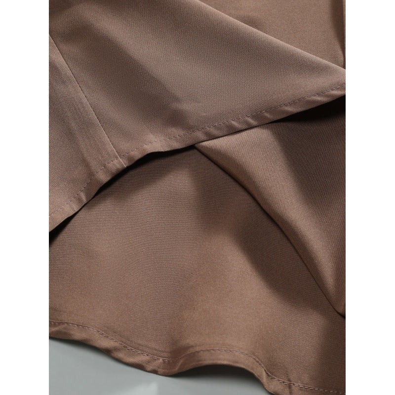 Men's Short-sleeved Shirt Solid Color Summer