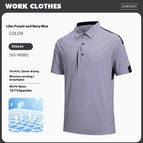Lilac Purple And Navy Blue / 3XL