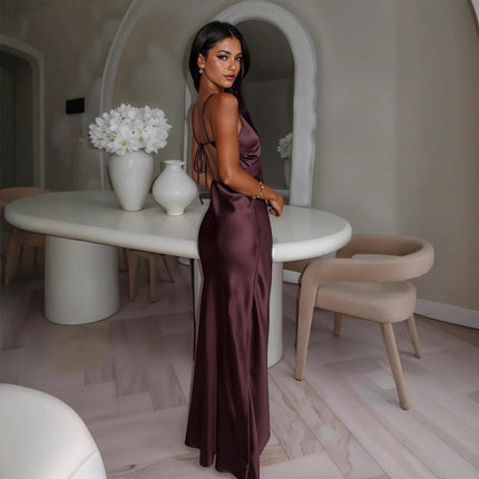 Elegant Waist-cinching Fashion Dress For Women