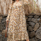 Khaki / 1X / 100%Viscose