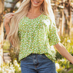 Green / S / 100%Viscose