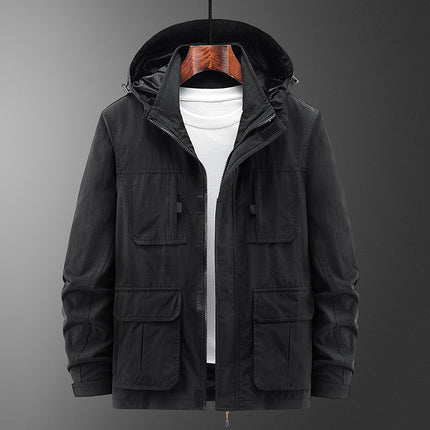 Men's Fashion Casual Loose Outdoor Shell Jacket