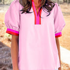 Pink / S / 100%Cotton
