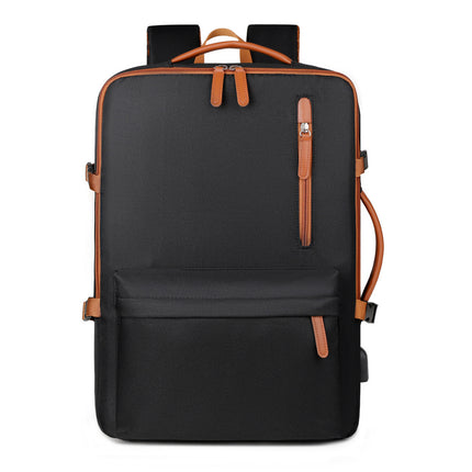 Business Travel Laptop Bag With Dual-Shoulder USB Charging Port