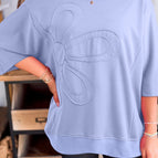 Beau Blue / S / 75%Polyester+20%Cotton+5%Elastane
