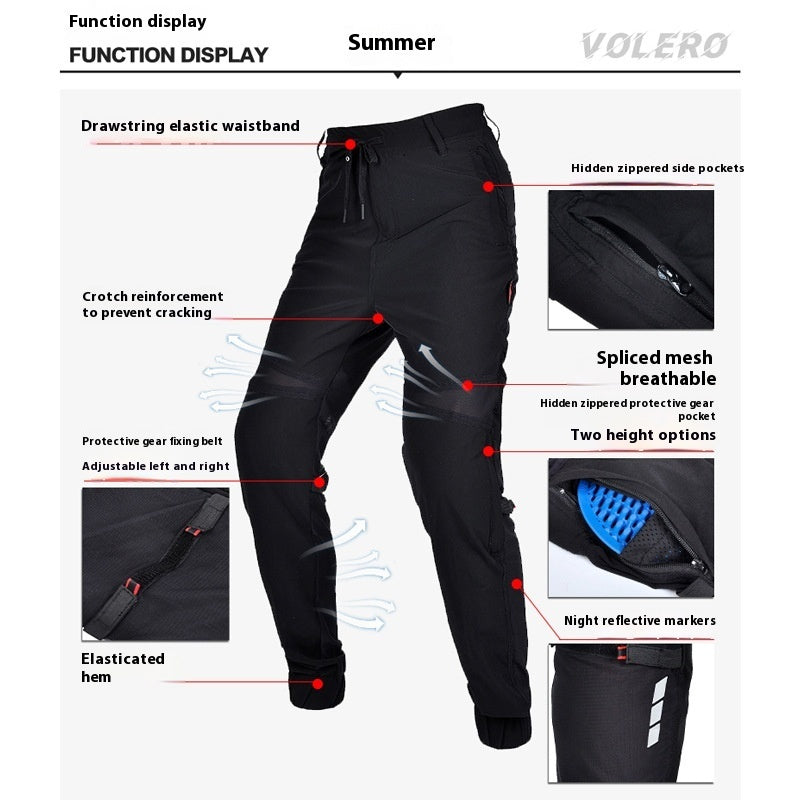 VOLERO Motorcycle Drop-resistant Cycling Pants
